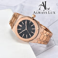 Aud3mar Pig Rose Gold Textured Black Dial 41mm