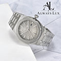 Aud3mar Pig Steel Textured Silver Dial 41mm