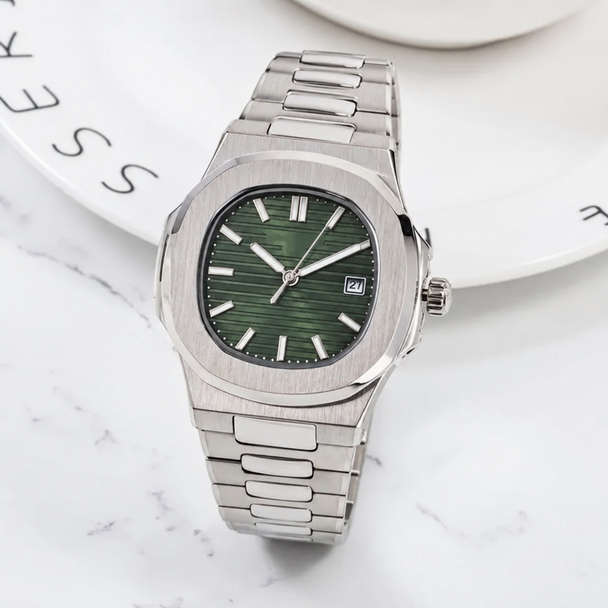 Audemar Pig Steel Green Dial