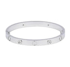 Love Bracelet Silver Crystal Accents alternate view