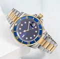 Rol3x Diver Two-Tone Blue watch