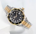 Rol3x Diver Two-Tone Black watch