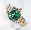 Rol3x Diver Two-Tone Green watch