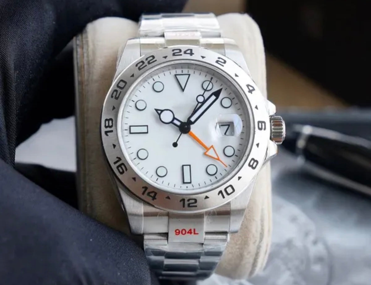 Rol3x Diver 24H White Dial