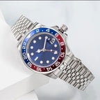 Rol3x GMT Blue Dial Red & Blue Jubilee Style