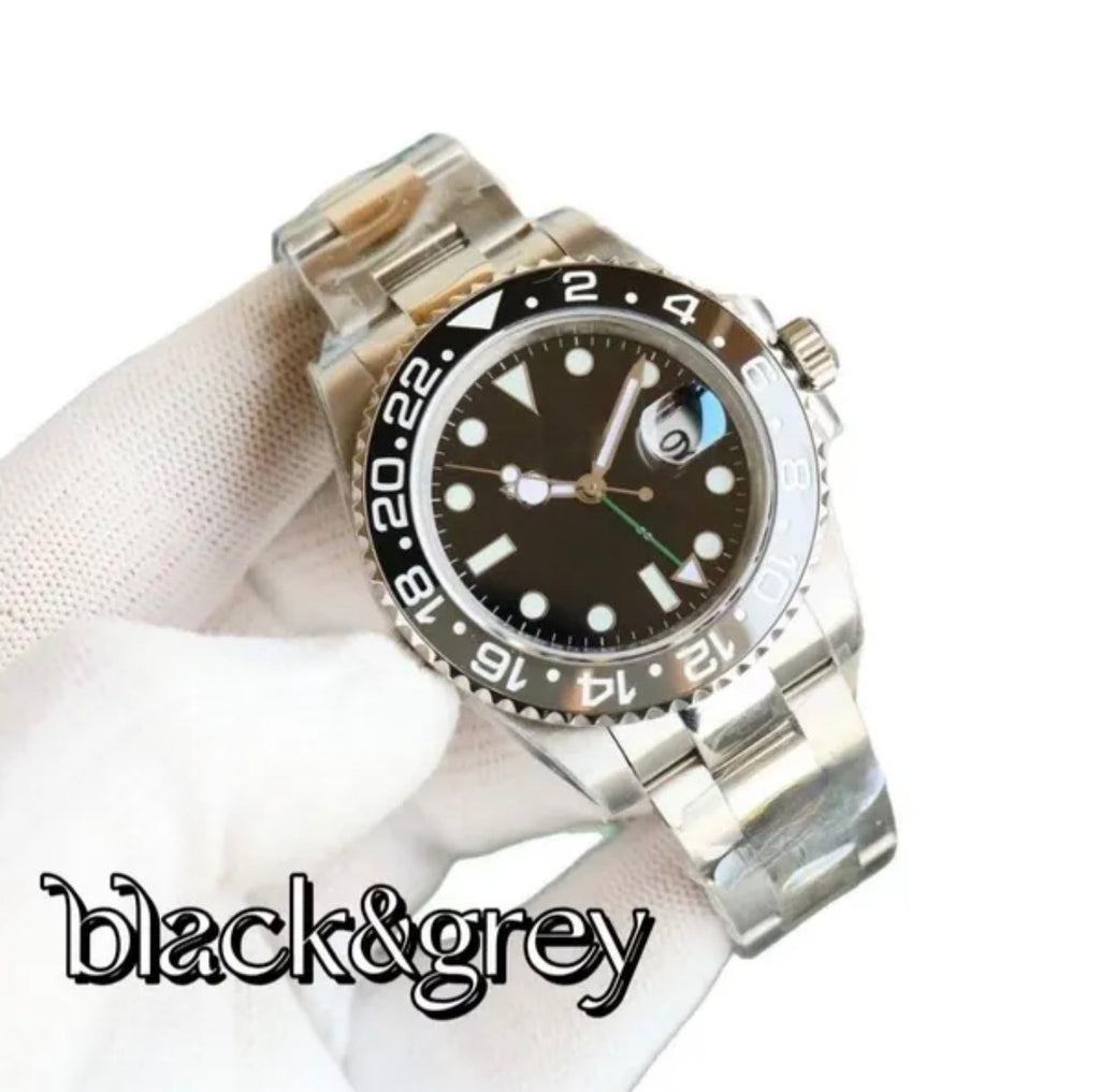 Rol3x GMT Black & Gray Oyster Style