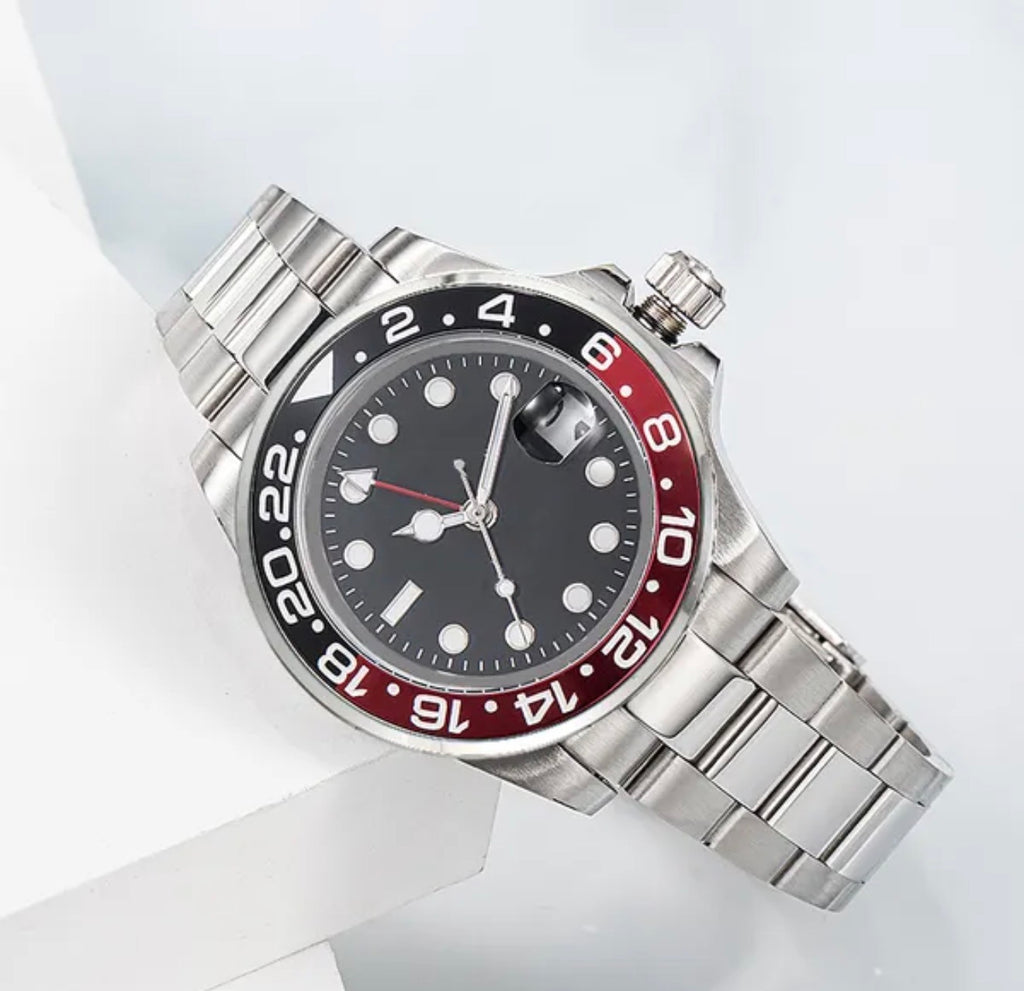 Rol3x GMT Black & Red Oyster Style