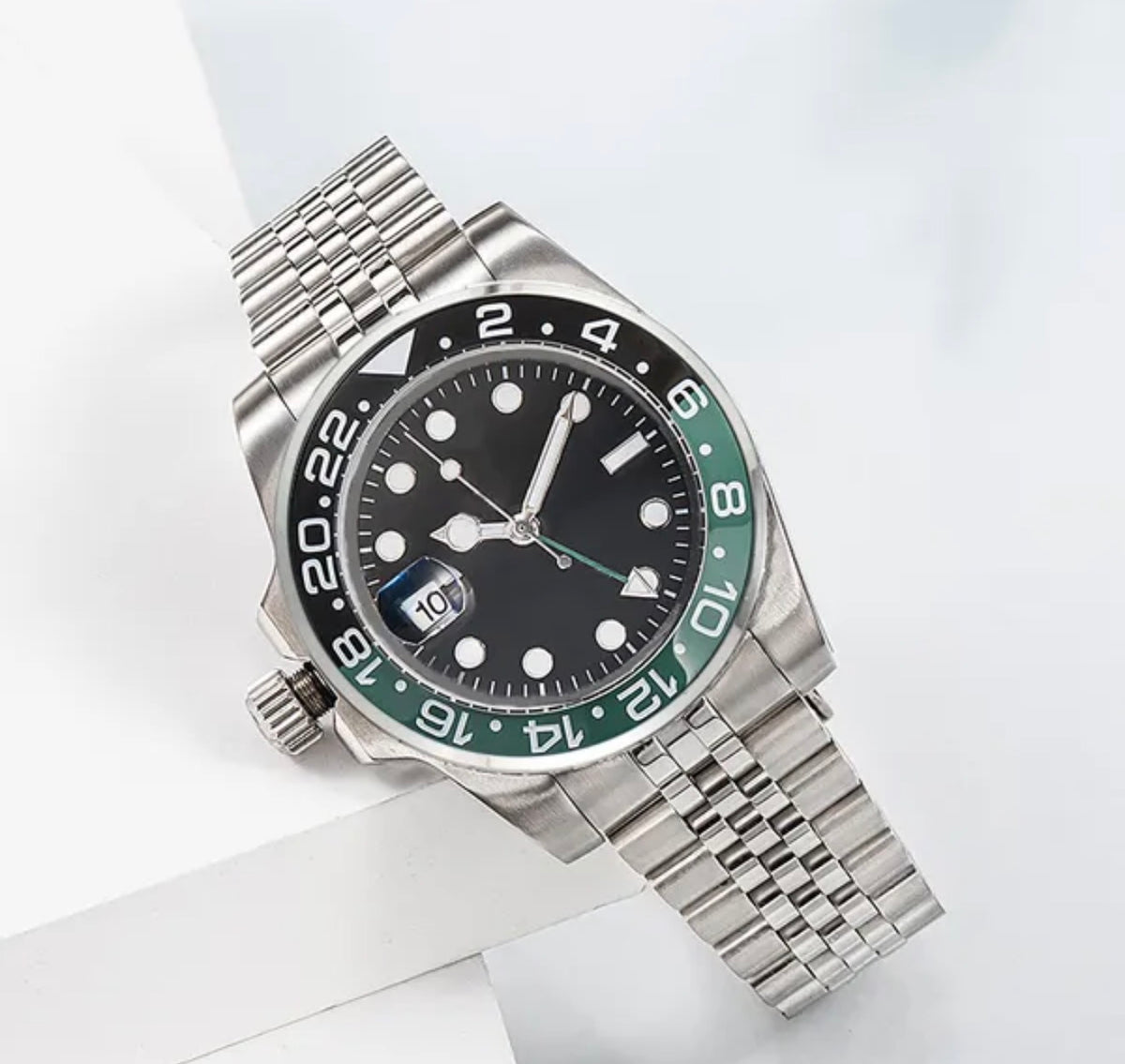 Rol3x GMT Left-Hand Green & Black Jubilee Style