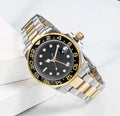 Rol3x GMT Two-Tone Yellow Gold Black Oyster Style