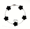 Van Cl33f Black Silver bracelet