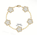 Van Cl33f Full Crystal bracelet