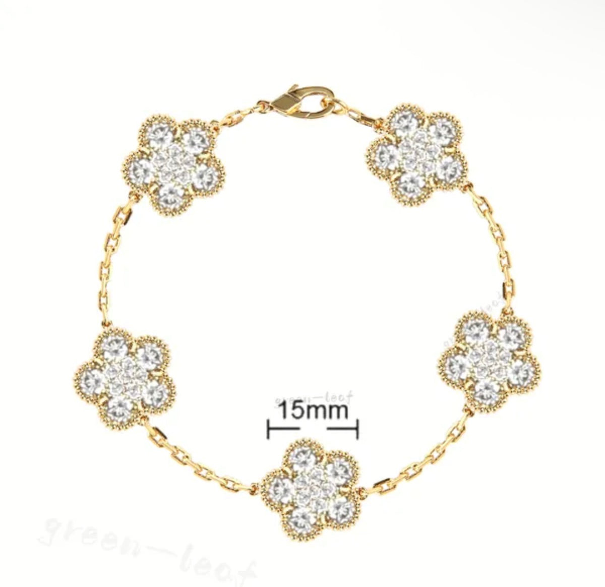 Van Cl33f Full Crystal bracelet