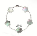 Van Cl33f Iridescent Pearl Silver bracelet