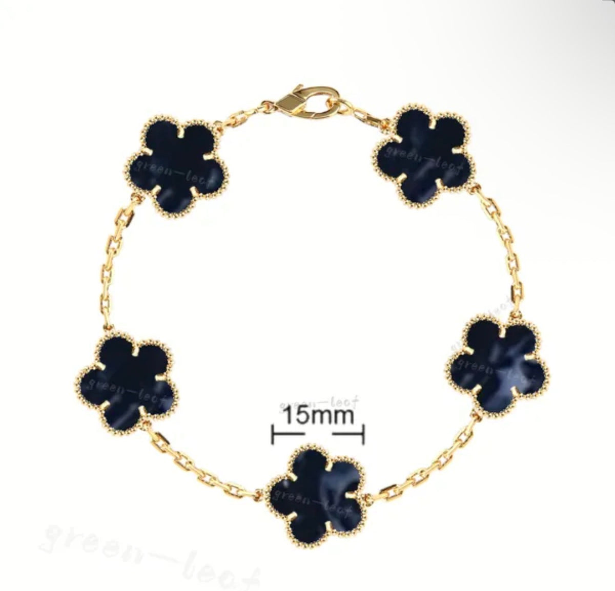 Van Cl33f Midnight Blue Gold bracelet