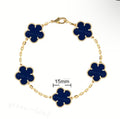 Van Cl33f Navy Blue Gold bracelet