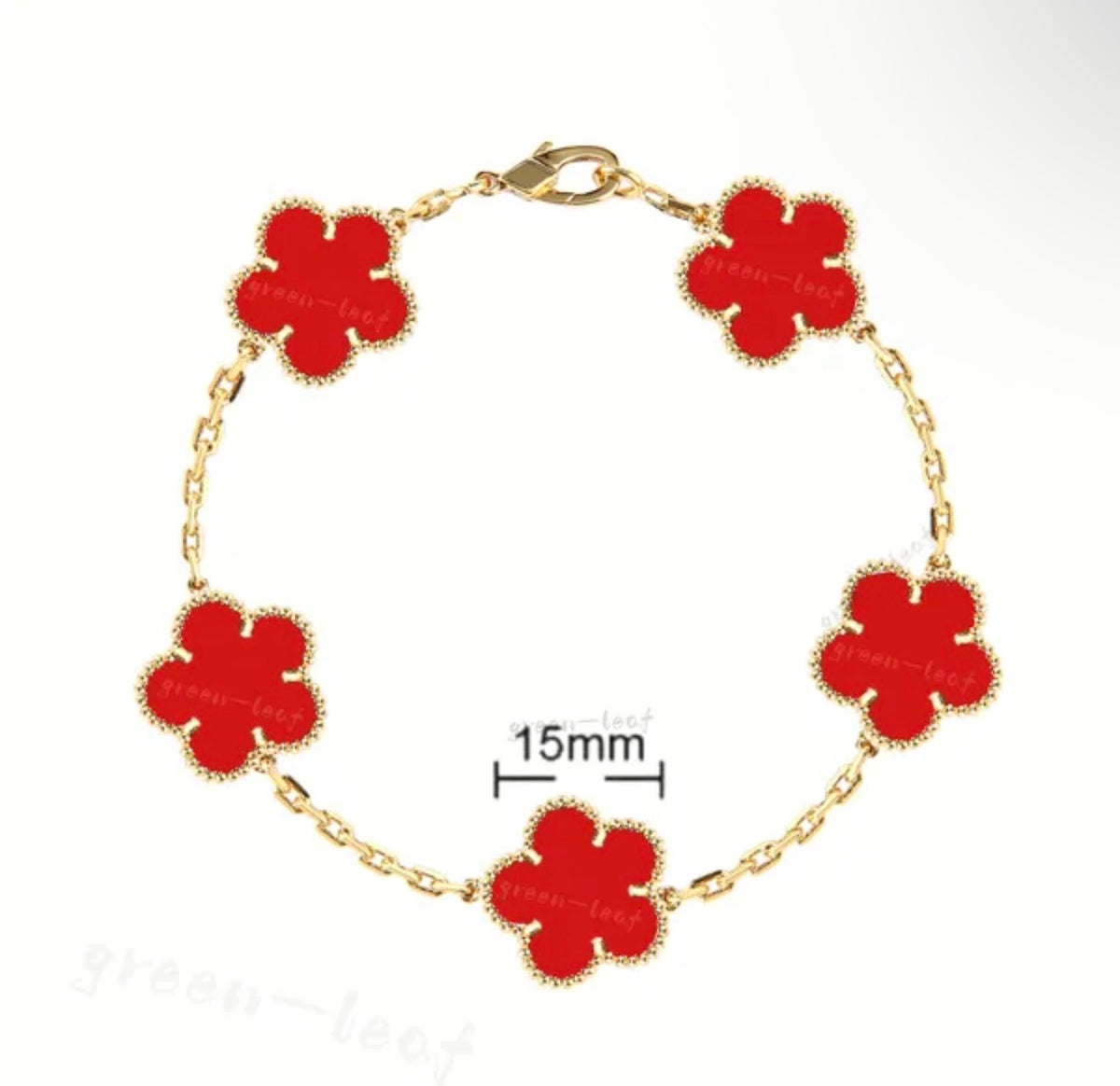Van Cl33f Red Gold bracelet